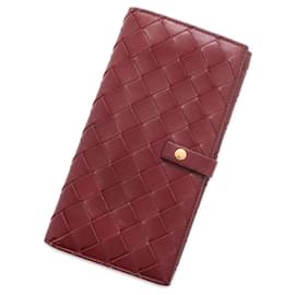 Bottega Veneta-Carteira longa vermelha Bottega Veneta-Vermelho