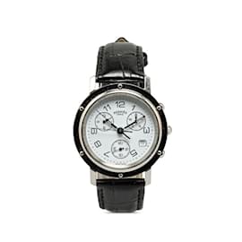 Hermès-Reloj Chrono Hermes Clipper CL1.910-Blanco