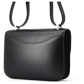 Hermès-Hermes Constance 24 Shoulder Bag-Black