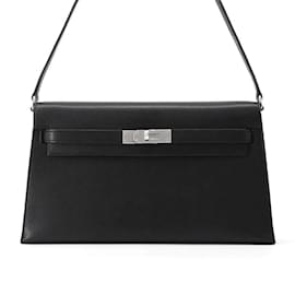 Hermès-Borsa a mano Hermes Kelly Elan nera-Nero