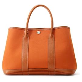 Hermès-Borsa Tote TPM Hermes Garden in Potiron-Arancione