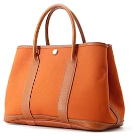 Hermès-Borsa Tote TPM Hermes Garden in Potiron-Arancione