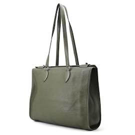 Hermès-Bolsa Tote Hermes 40 em Verde-Verde oliva