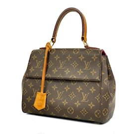 Louis Vuitton-Louis Vuitton Monogram Cluny BB Handbag-Brown