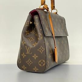 Louis Vuitton-Louis Vuitton Monogram Cluny BB Handbag-Brown