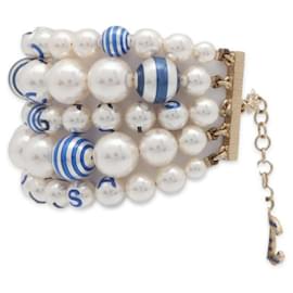 Chanel-Pulseira charm Chanel em ouro champanhe-Dourado