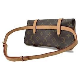 Louis Vuitton-Gürteltasche Pochette Marelle Monogram Louis Vuitton-Braun,Monogramm