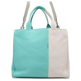 Tiffany & Co Bolsa tote de couro Tiffany Blue Branco Outro