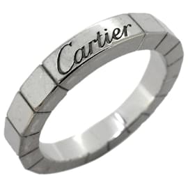 Cartier-Cartier K18WG White Gold Band Ring for Women-Golden