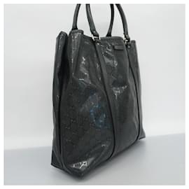 Gucci-Gucci Black Tote Bag GG Imprime-Black