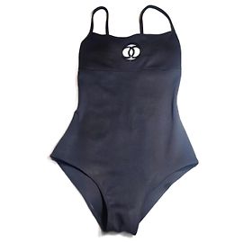 Maillot de bain une pièce Chanel noir Noir