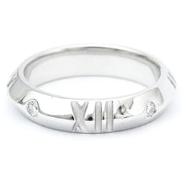 Tiffany & Co-Bague étroite fermée Tiffany Atlas X-Argenté