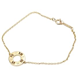 Tiffany & Co-Pulsera de diamante perforada Tiffany Atlas-Dorado