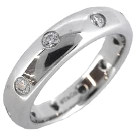 Tiffany & Co-Anillo de Diamante Tiffany en Platino-Plata