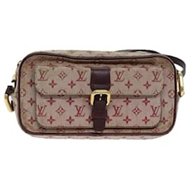 Louis Vuitton-LOUIS VUITTON Monogram Mini Juliet MM Borsa a Spalla Rossa M92219 LV Auth 80292-Rosso