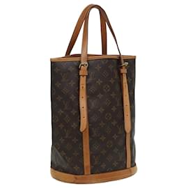 Louis Vuitton-LOUIS VUITTON Monogram Bucket GM Schultertasche M42236 LV Auth 81432-Monogramm