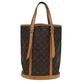 Louis Vuitton-LOUIS VUITTON Monogram Bucket GM Schultertasche M42236 LV Auth 81432-Monogramm