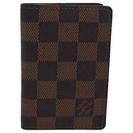 Louis Vuitton-LOUIS VUITTON Organizer Damier Ebene Dupoch Porta-Carte N61721 LV Auth 80998-Altro