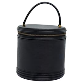 Louis Vuitton-LOUIS VUITTON Epi Cannes Hand Bag Black M48032 LV Auth ep4777-Black