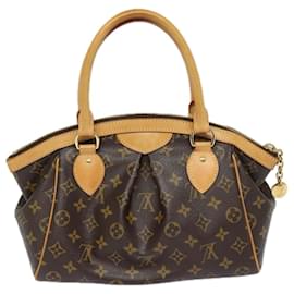 Louis Vuitton-LOUIS VUITTON Monogram Tivoli PM Hand Bag M40143 LV Auth 81147-Monogram