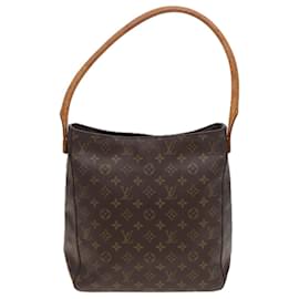 Louis Vuitton-LOUIS VUITTON Borsa a Spalla Monogram Looping GM M51145 LV Auth 81289-Monogramma