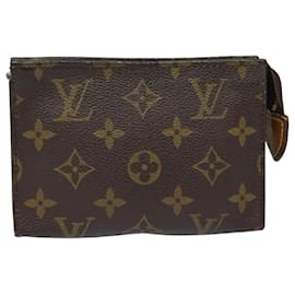 Louis Vuitton-LOUIS VUITTON Monogram Poche Toilette 15 Pouch M47546 LV Auth 80427-Monogram