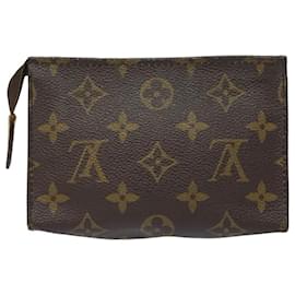 Louis Vuitton-LOUIS VUITTON Monogram Poche Toilette 15 Pouch M47546 LV Auth 80427-Monogramma