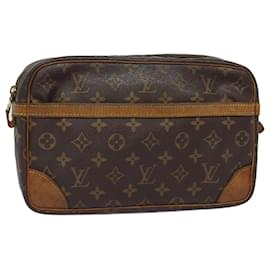 Louis Vuitton-LOUIS VUITTON Monogram Compiegne 28 Clutch Bag M51845 LV Auth 80650-Monogram