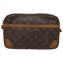 Louis Vuitton-LOUIS VUITTON Clutch Compiegne 28 M51845 Auth LV 80650-Monogramm