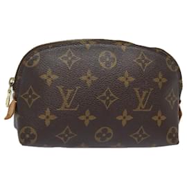 Louis Vuitton-LOUIS VUITTON Monogramm Kosmetiktäschchen PM Kosmetiktasche M47515 LV Auth 79942-Monogramm