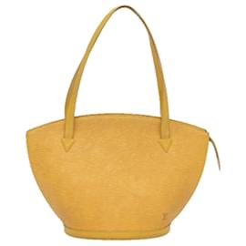 Louis Vuitton-LOUIS VUITTON Epi Saint Jacques Borsa Shopping a Spalla Gialla M52269 Auth 79990-Giallo