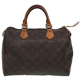 Louis Vuitton-LOUIS VUITTON Handtasche Monogram Speedy 30 M41526 LV Auth 80786-Monogramm