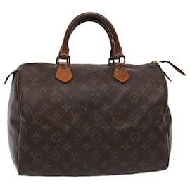 Louis Vuitton-LOUIS VUITTON Handtasche Monogram Speedy 30 M41526 LV Auth 80463-Monogramm