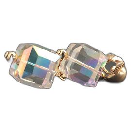Orecchini Christian Dior con perle in cristallo iridescente e oro Altro