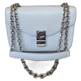 Bolso Céline Medium C de cuero gris Gris