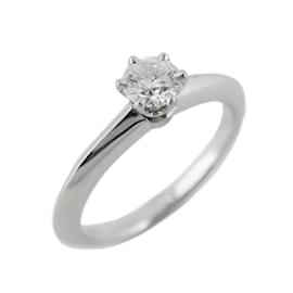 Tiffany & Co-Tiffany-Platinring mit Diamant-Andere