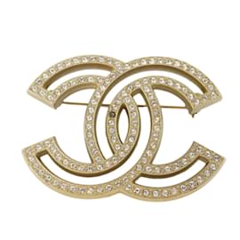 Chanel-Broche de strass Chanel Coco Mark-Outro