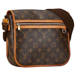 Louis Vuitton-Louis Vuitton Monogram Bosphore PM Schultertasche-Braun