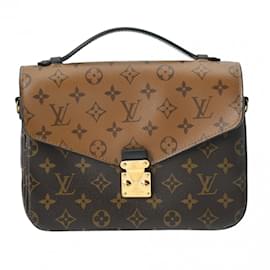 Louis Vuitton-Louis Vuitton Monogram Reverse Pochette Metis MM-Brown