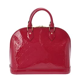 Louis Vuitton-Louis Vuitton Vernis Alma PM Handtasche-Pink