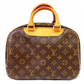 Louis Vuitton-Borsa Deauville Monogram Louis Vuitton-Marrone