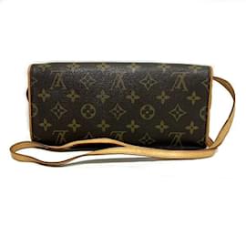 Louis Vuitton-Louis Vuitton Monogram Pochette Twin GM M51852 Tasche-Braun