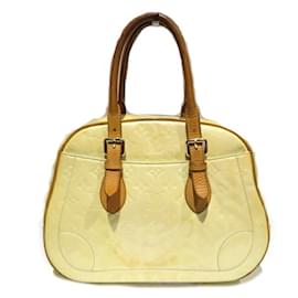 Louis Vuitton-Borsa Vernis Summit Drive Louis Vuitton-Bianco,Giallo