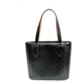 Louis Vuitton-Borsa tote Stockton Monogram Mat Louis Vuitton-Nero