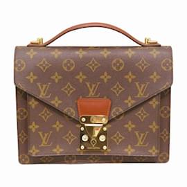 Louis Vuitton-Louis Vuitton Monogram Monceau Handtasche-Braun