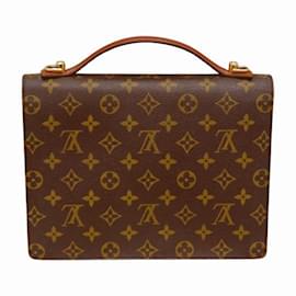 Louis Vuitton-Louis Vuitton Monogram Monceau Handtasche-Braun