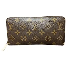 Louis Vuitton-Louis Vuitton Monogram Zippy Geldbörse M42616-Braun