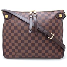 Louis Vuitton-Damier Duomo Schultertasche von Louis Vuitton-Damier ebene