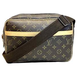 Louis Vuitton-Schultertasche Reporter PM M45254 Monogramm Louis Vuitton-Braun