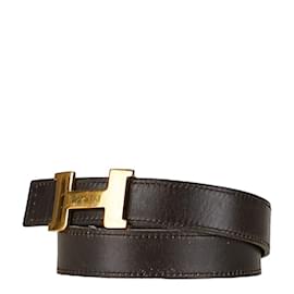 Hermès-Hermes Constance H Belt-Brown